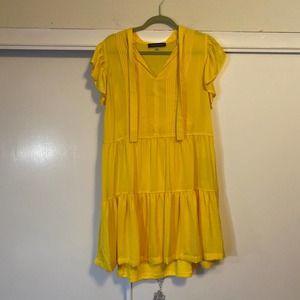 NWT Tommy Hilfiger yellow dress. Size 10